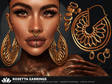 [BL] Rosetta earrings // FATPACK