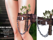 UNA. Scout BeltLeg Brown