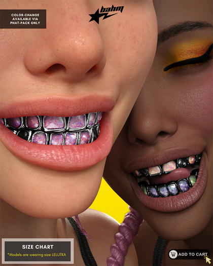 [BAHM] Crystaline Grillz // .purple