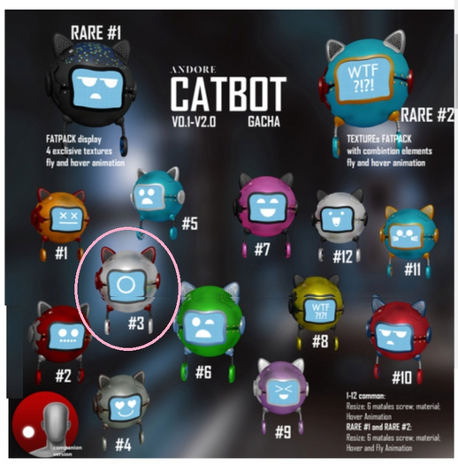 :ANDORE: - Gacha - CATBOT #3 RezMe