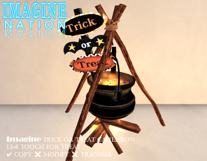 Imagine Trick or Treat Cauldron (orange)