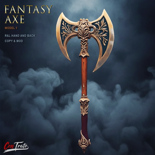 [ConTrato] Fantasy Axe (model 1)