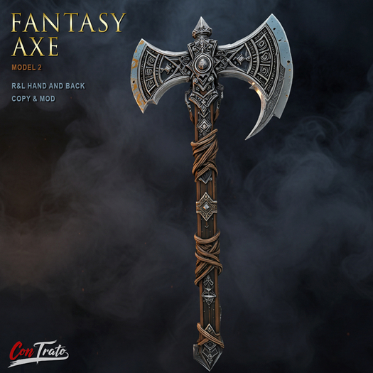 [ConTrato] Fantasy Axe (model 2)