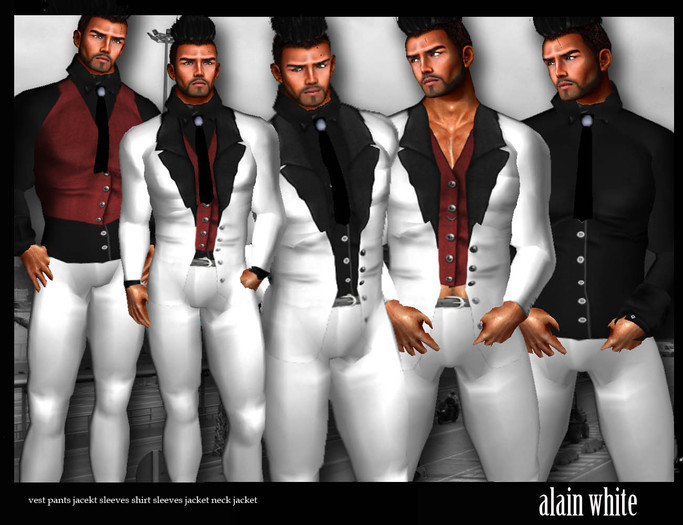 *Alain white male wedding