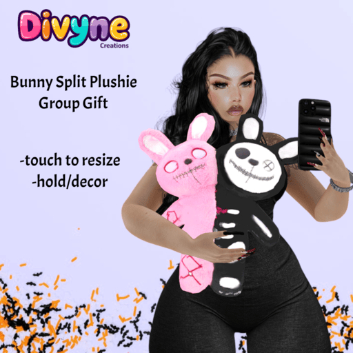 DC. Bunny Split Plushie-GroupGift