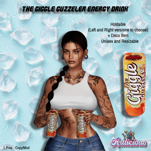 AL - The Giggle Guzzeler Energydrink can