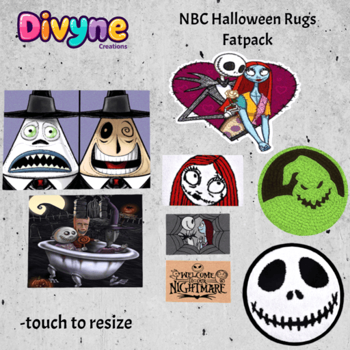 DC. NBC Halloween Rugs Fatpack