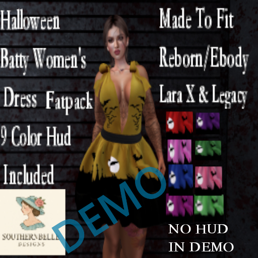 SBD~DEMO Batty Woman's Dress