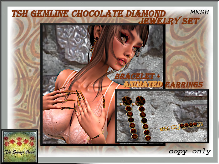 TSH GemLine Chocolate Diamond Set  ANIMATED