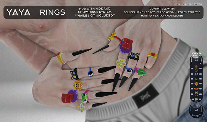 ~UKYAH~ Yaya Rings - Fatpack