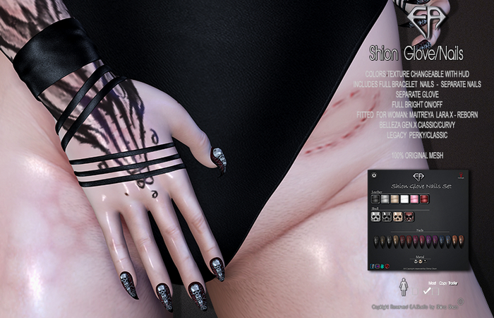 E.A.Studio Shion Set Glove/Nails 