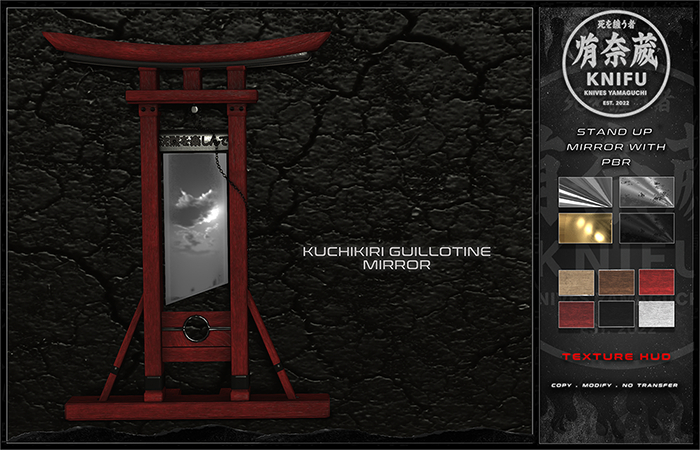 KNIFU. Kuchikiri Guillotine Mirror /PBR