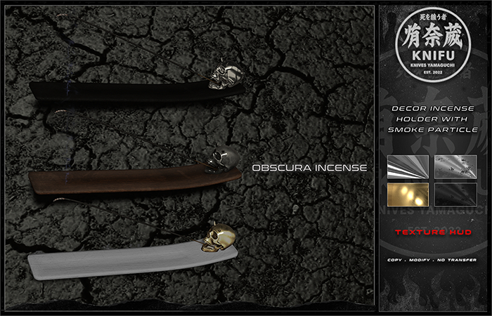 KNIFU. Home - Obscura Incense Burner