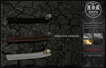 KNIFU. Home - Obscura Incense Burner