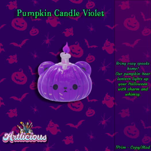 AL - Pumpkin Candle Violet