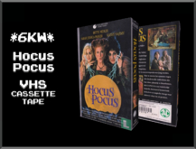 *6KW* Hocus Pocus VHS Cassette Tape