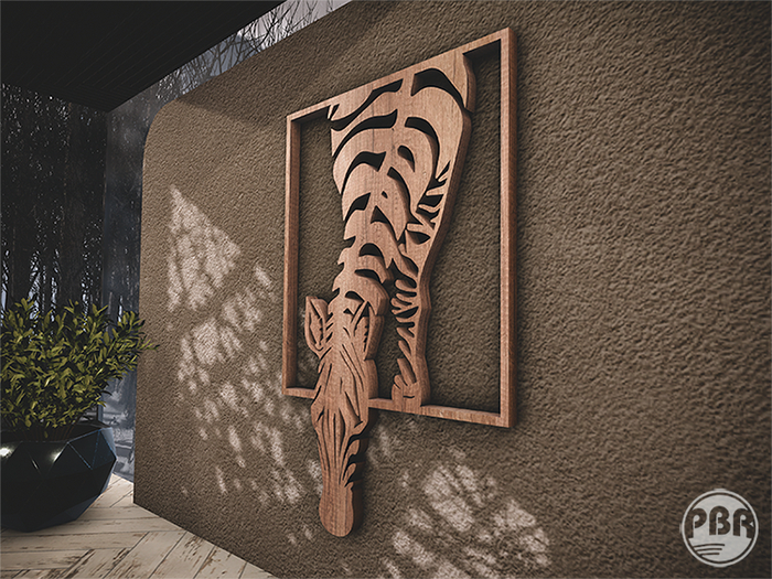 Carved Stripes wallArt (Free)