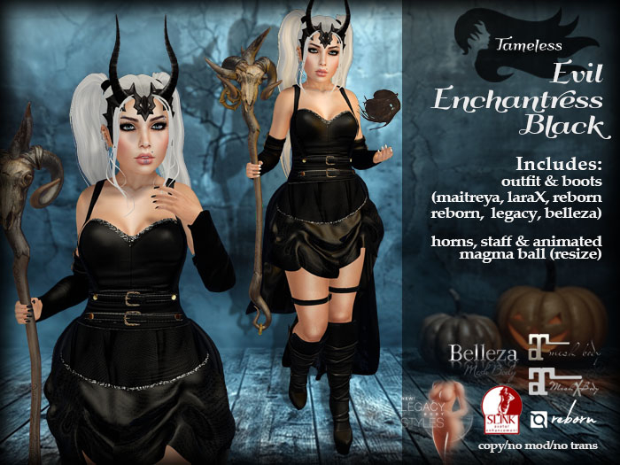Tameless Evil Enchantress Black