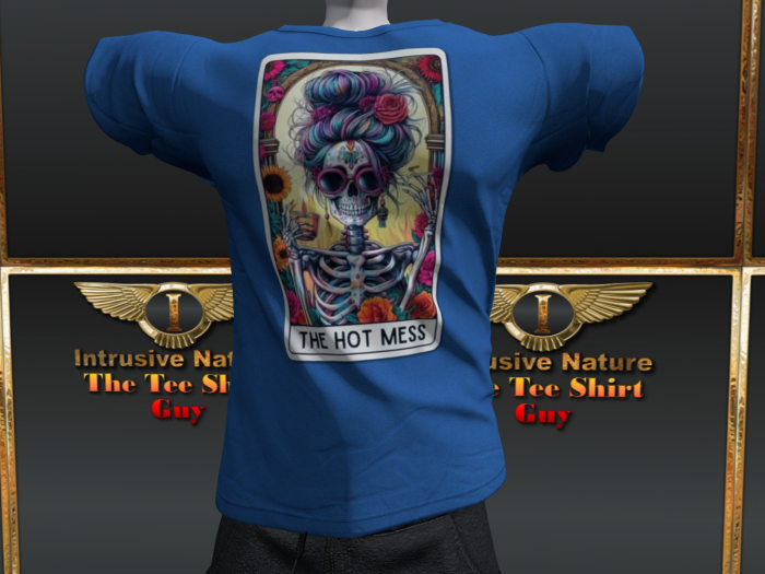 :::IDJ::: Hot Mess Tee (Blue)