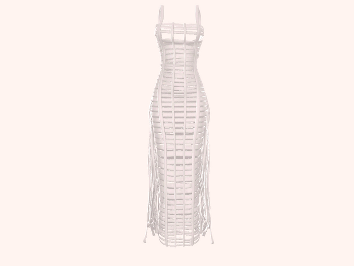 27. BETRAYAL Genesis Ribbon Gown [Maitreya] WHITE