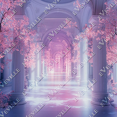 Bright Column Hallways 10