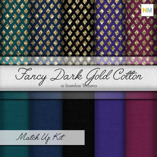 Fancy Dark Gold Cotton