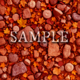 [ Autumn Leaves Stone Ground Seamless 01 ] D