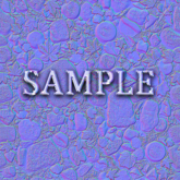 [ Autumn Leaves Stone Ground Seamless 01 ] Normal Map