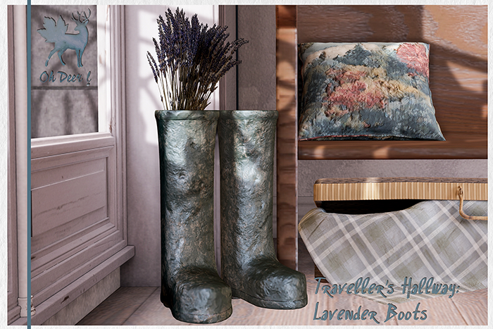 Oh Deer! Traveller's Hallway: Lavender Boots (Boxed)