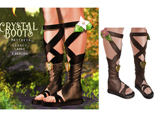UNA. CrystalBoots Choco