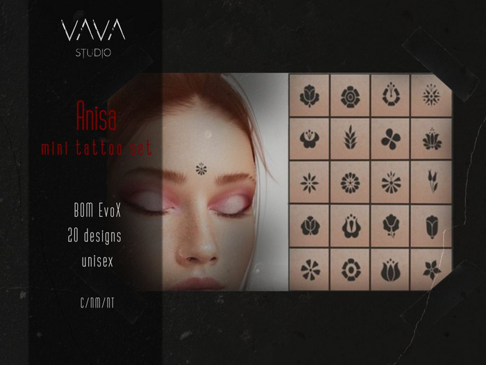 VAVA - Anisa mini tattoos