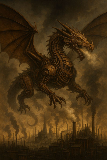 steampunk dragon