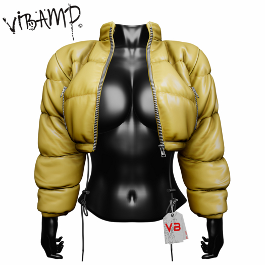 VB. Chloe Puffer Yellow