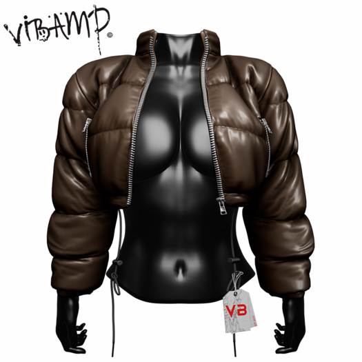 VB. Chloe Puffer Brown