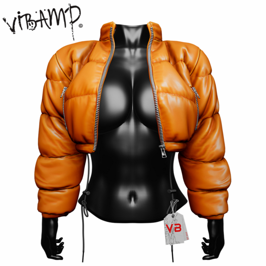 VB. Chloe Puffer Orange