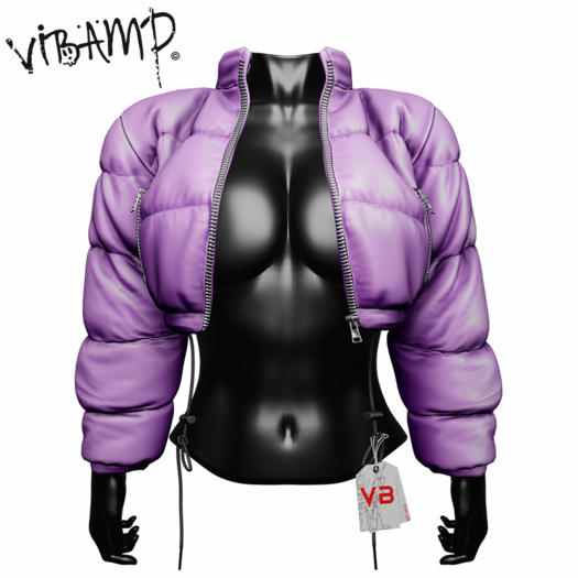 VB. Chloe Puffer Purple