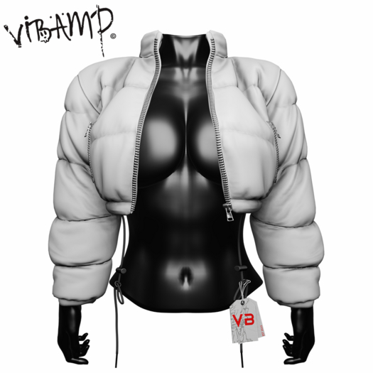 VB. Chloe Puffer White