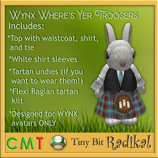 TBRC414 Tiny Where's Yer Troosers