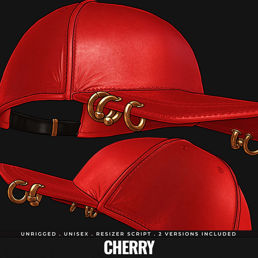 [BL] Hex baseball hat // cherry