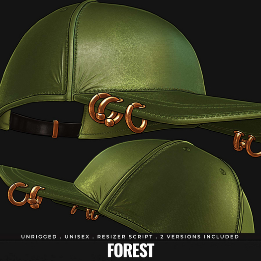 [BL] Hex baseball hat // forest