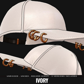 [BL] Hex baseball hat // ivory