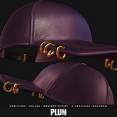 [BL] Hex baseball hat // plum