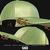 [BL] Hex baseball hat // sage