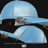 [BL] Hex baseball hat // sky