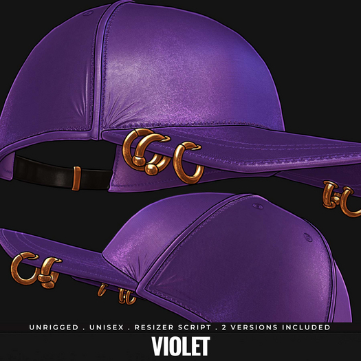[BL] Hex baseball hat // violet