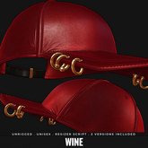 [BL] Hex baseball hat // wine