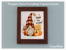 *CC* Pumpkin Spice Everything Framed Artwork