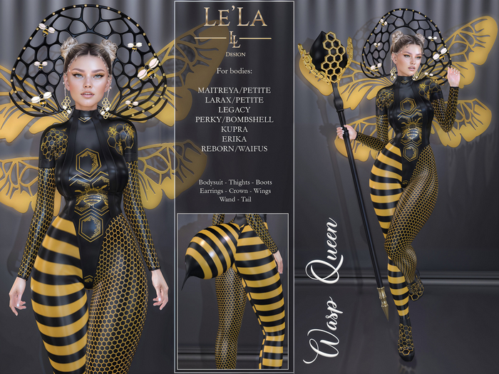 {Le'La} Wasp Queen ♥Halloween Costume♥
