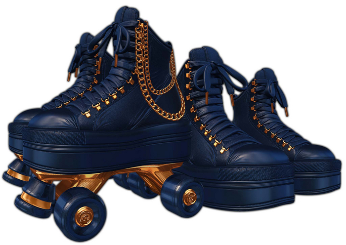 [BL] Rio roller skates // midnight