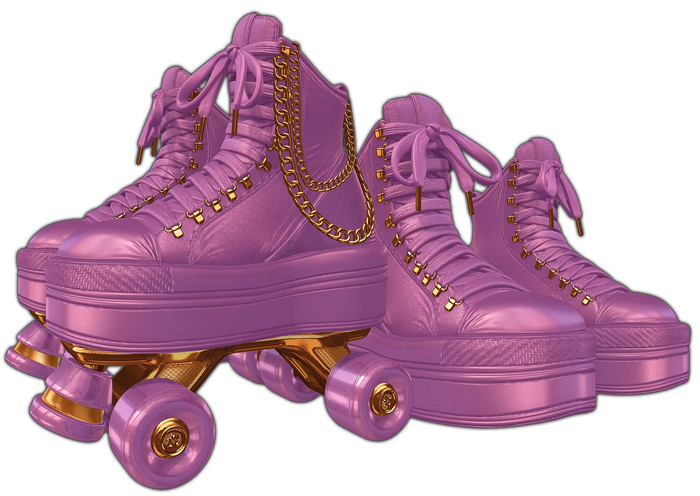 [BL] Rio roller skates // orchid